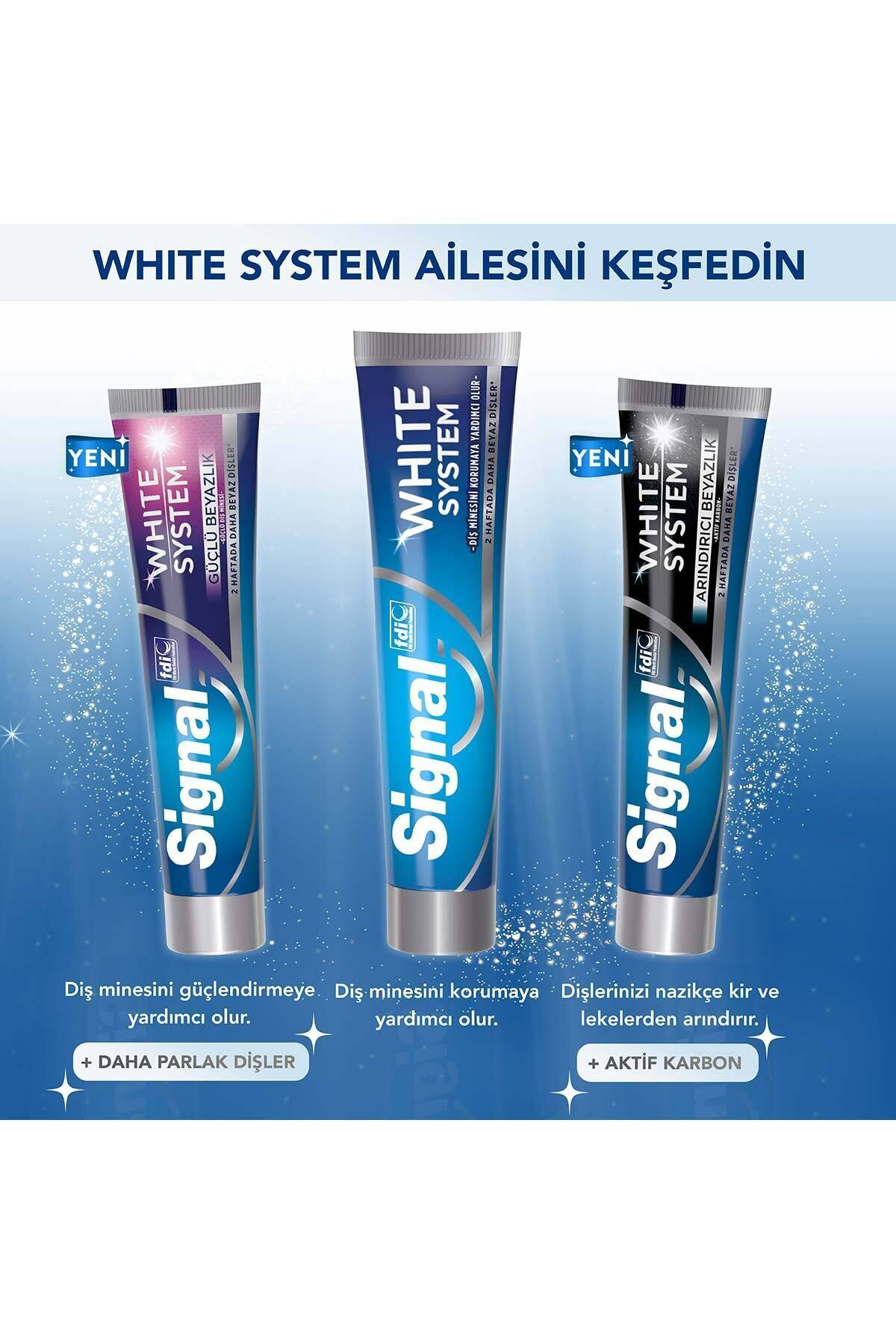 Signal White System Diş Macunu 2 Haftada Daha Beyaz Dişler 75 ml 