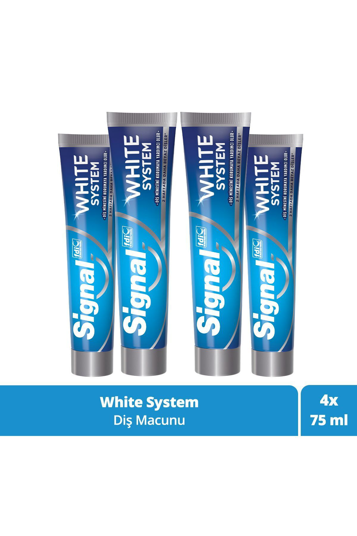 Signal White System Diş Macunu 2 Haftada Daha Beyaz Dişler 75 ml 