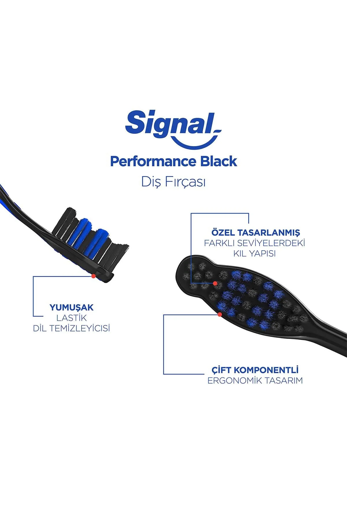SIGNALBlack 1+1 Diş Fırçası