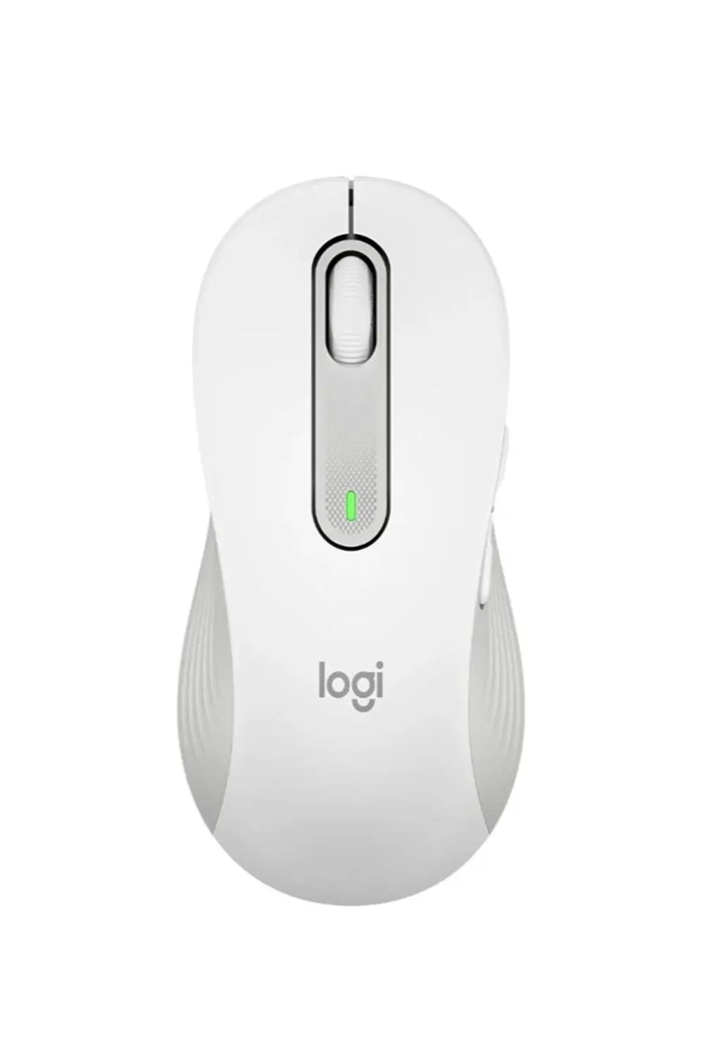 Signature M650 Büyük Boy Sol El Için Sessiz Kablosuz Mouse, Beyaz