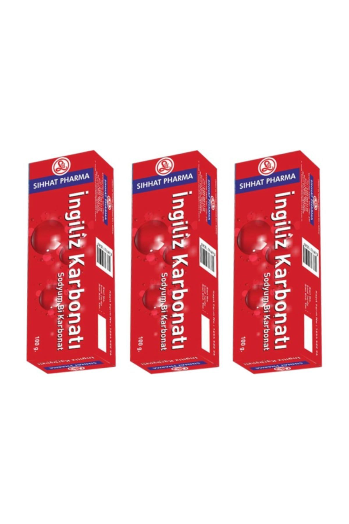 Sıhhat Ingiliz Karbonatı 100 Gr X 3 Adet
