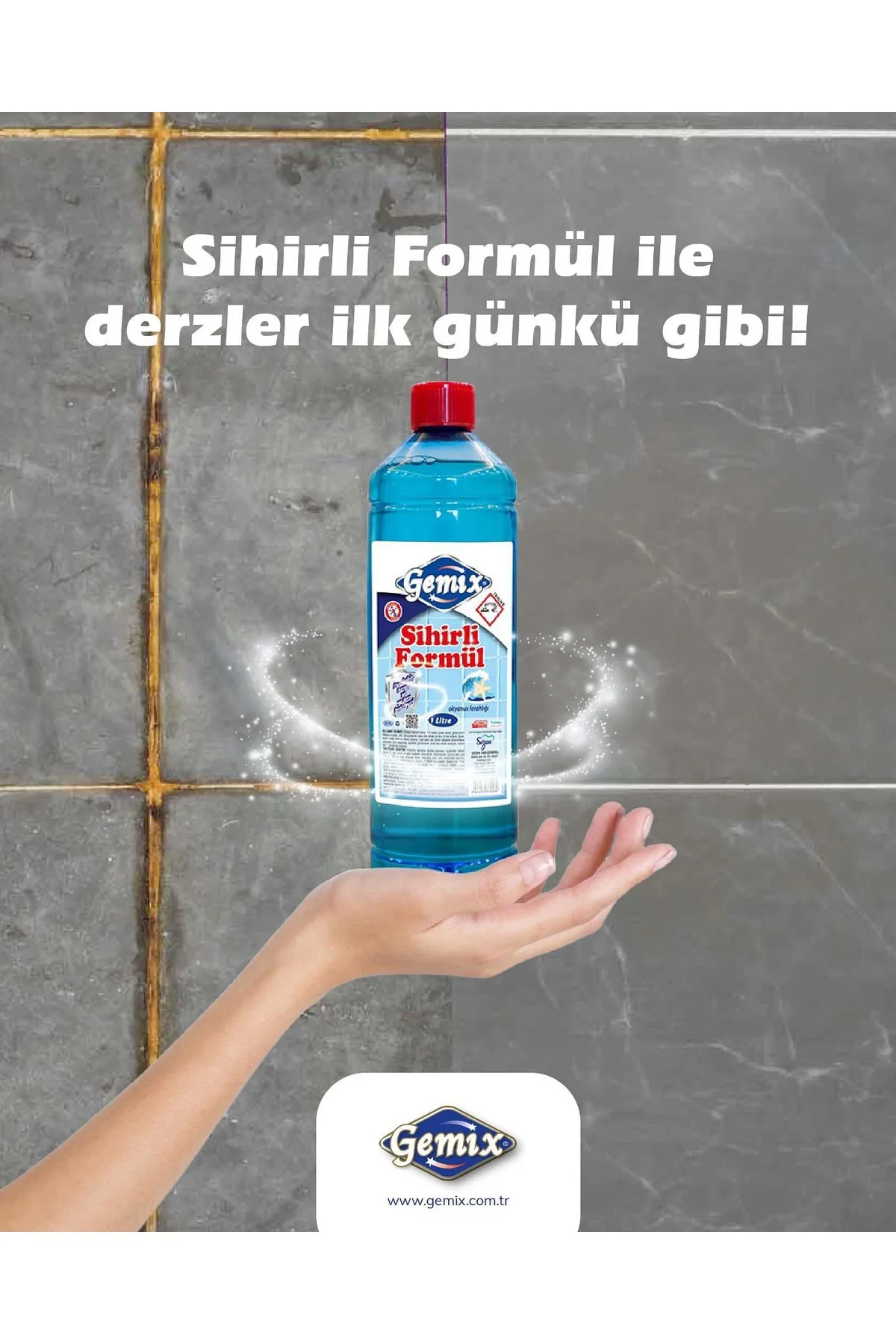 SİHİRLİ FORMÜL 1 Lt. X 2 ADET – Küf, Sararma ve Kireç Karşıtı Güç