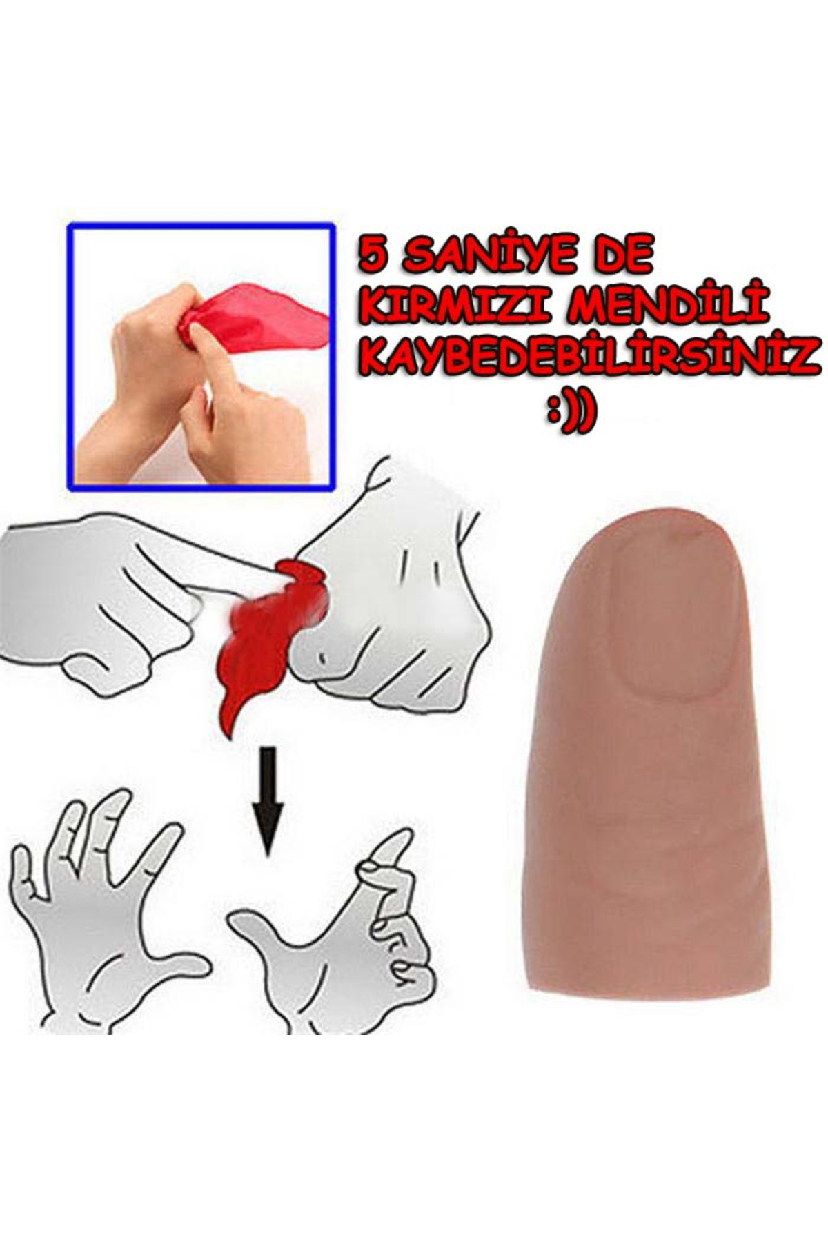 Ok Aksesuar Sihirli Parmak Sihirli Mendil Kaybetme Oyunu Go50603022850