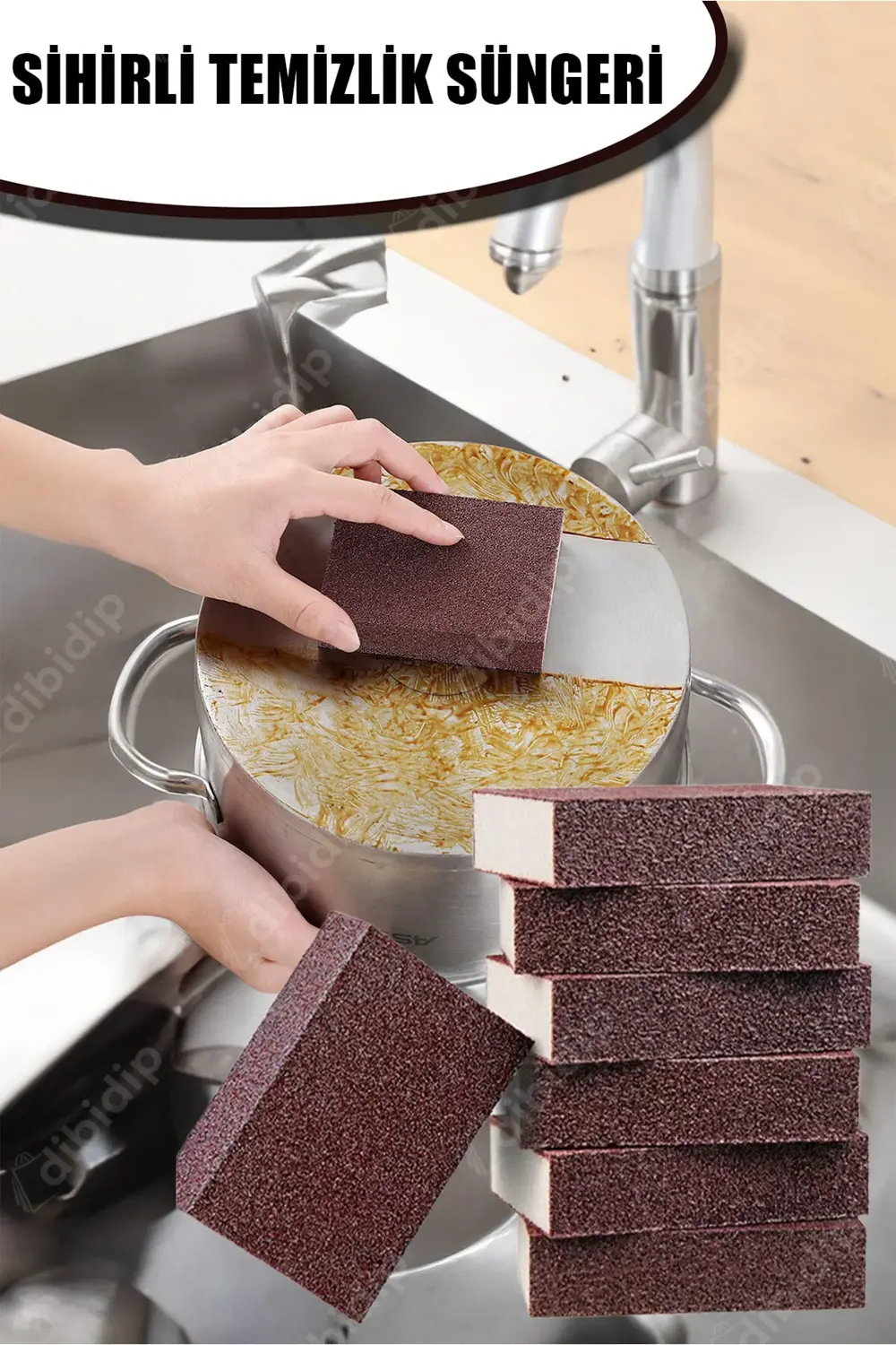 🖐️ SİHİRLİ TEMİZLİK SÜNGERİ