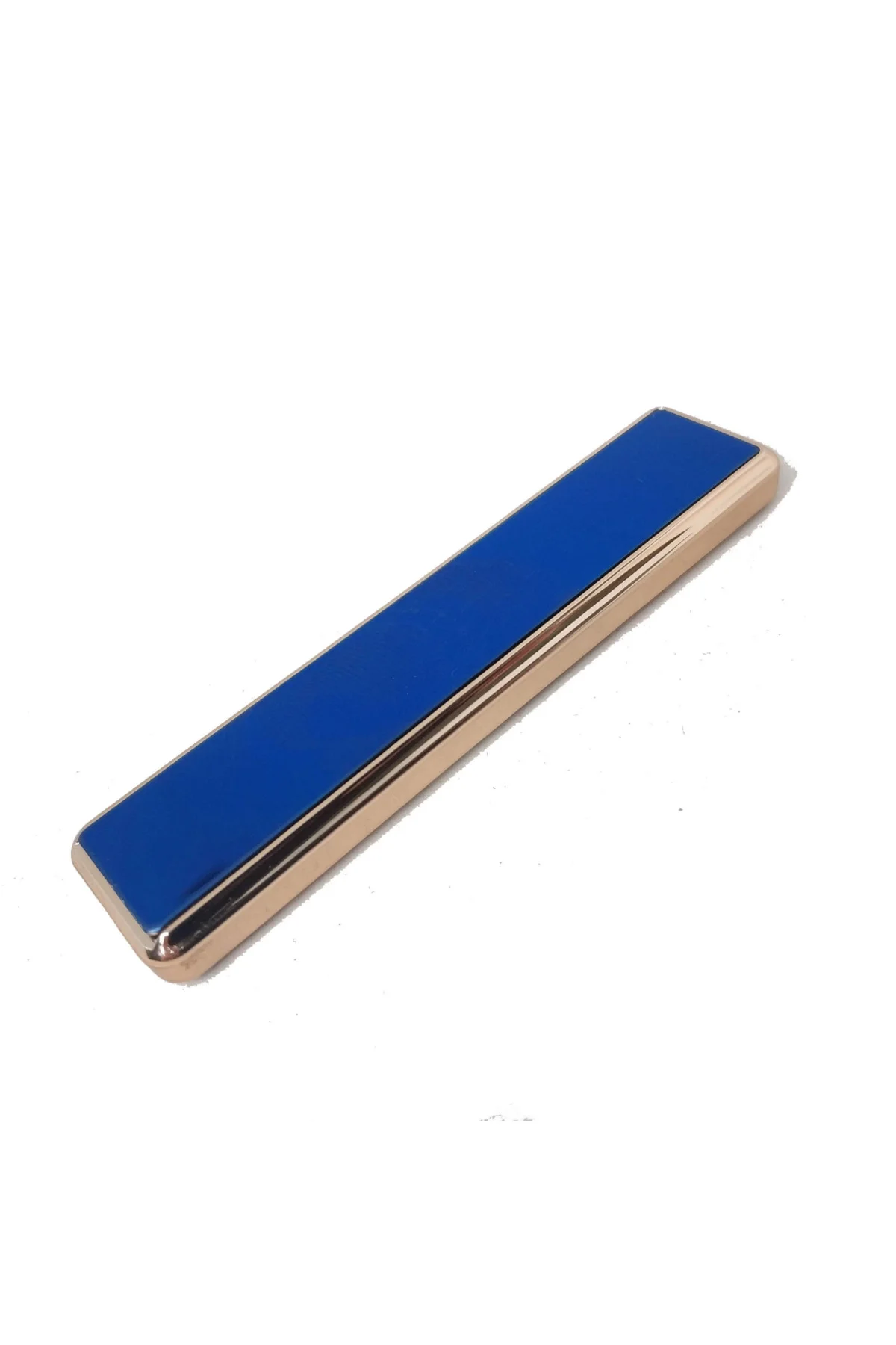 Şık Görünümlü Usb Şarjlı Rezistanslı İnce Slim Metal Çakmak (mavi