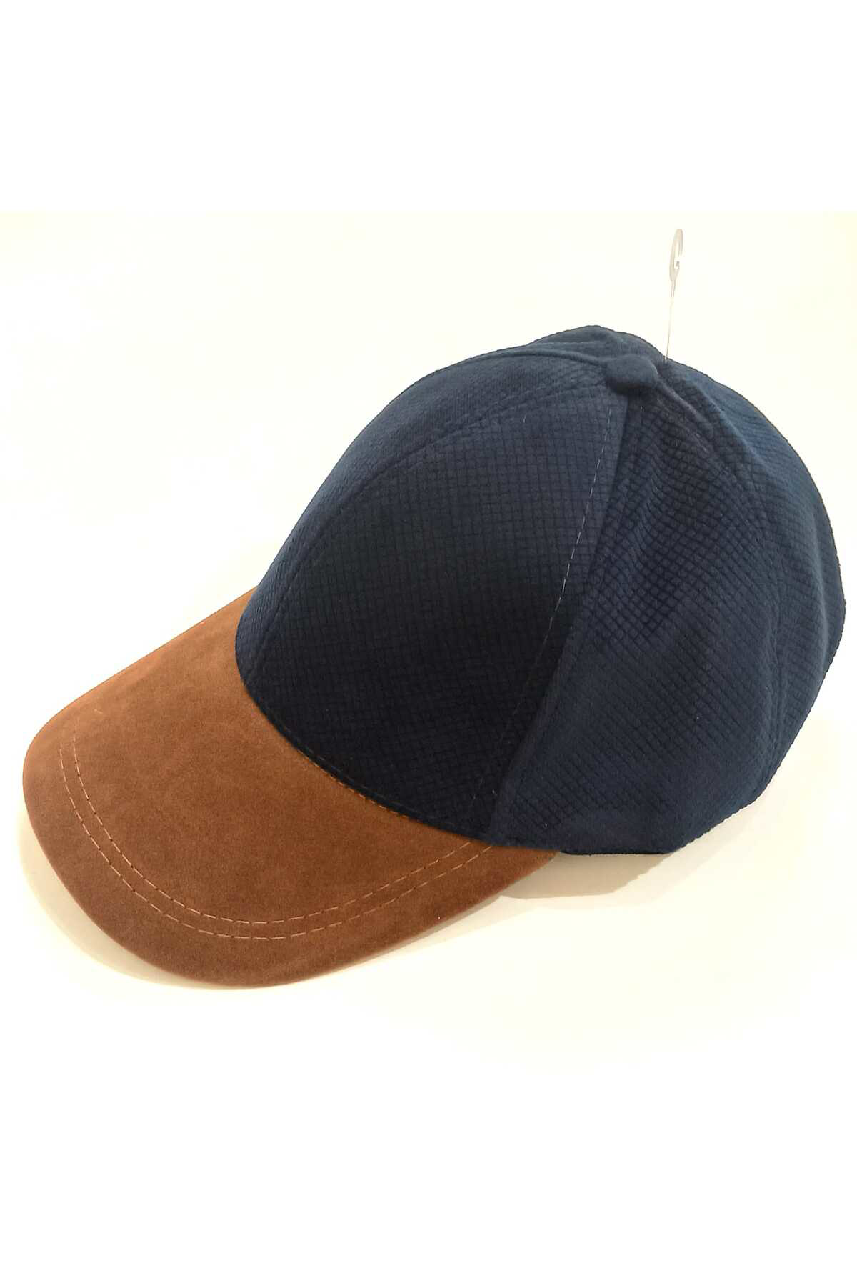Monalisa Home Şık Kahve Ve Lacivert Kadife Erkek Şapka