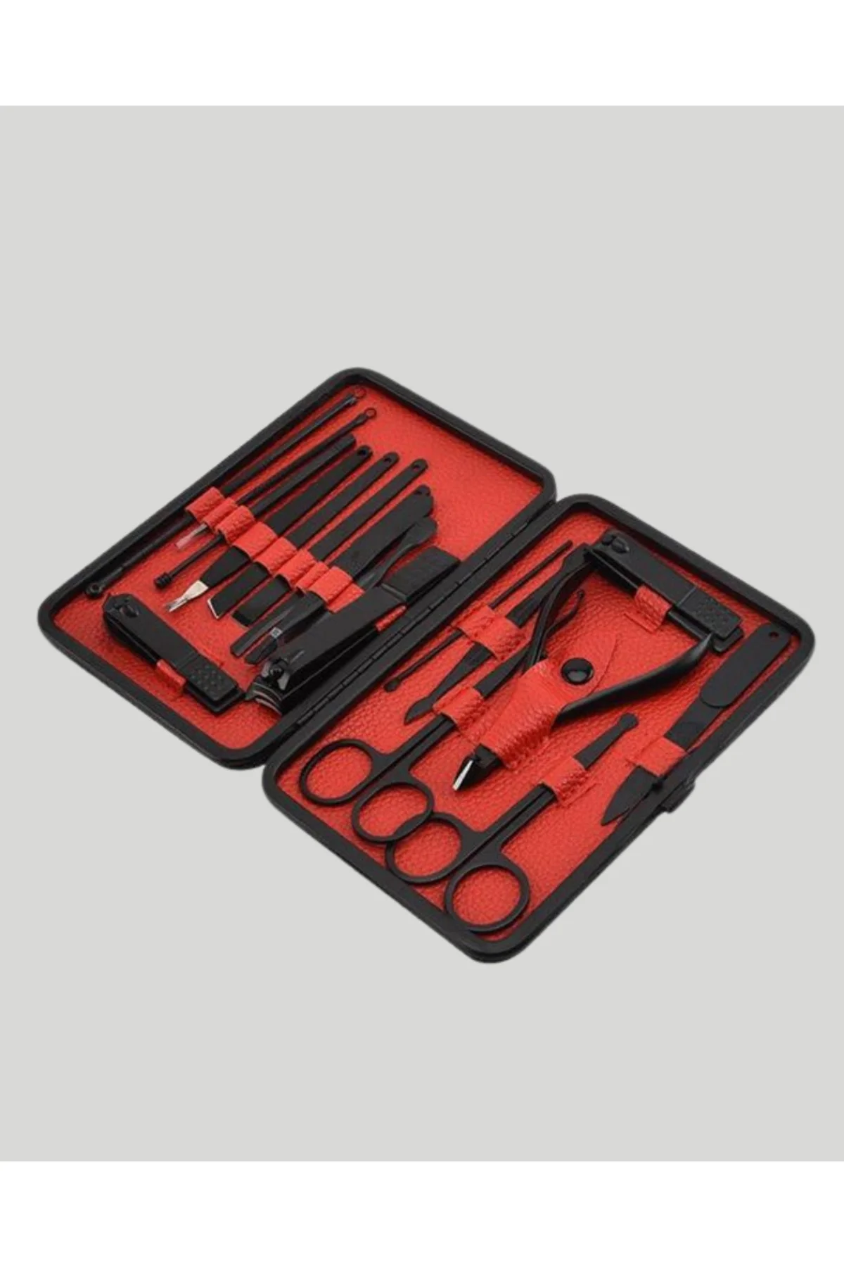 Şık Kutu Tasarımlı 17 Parça Manikür Pedikür Seti Dayanıklı ve Hij