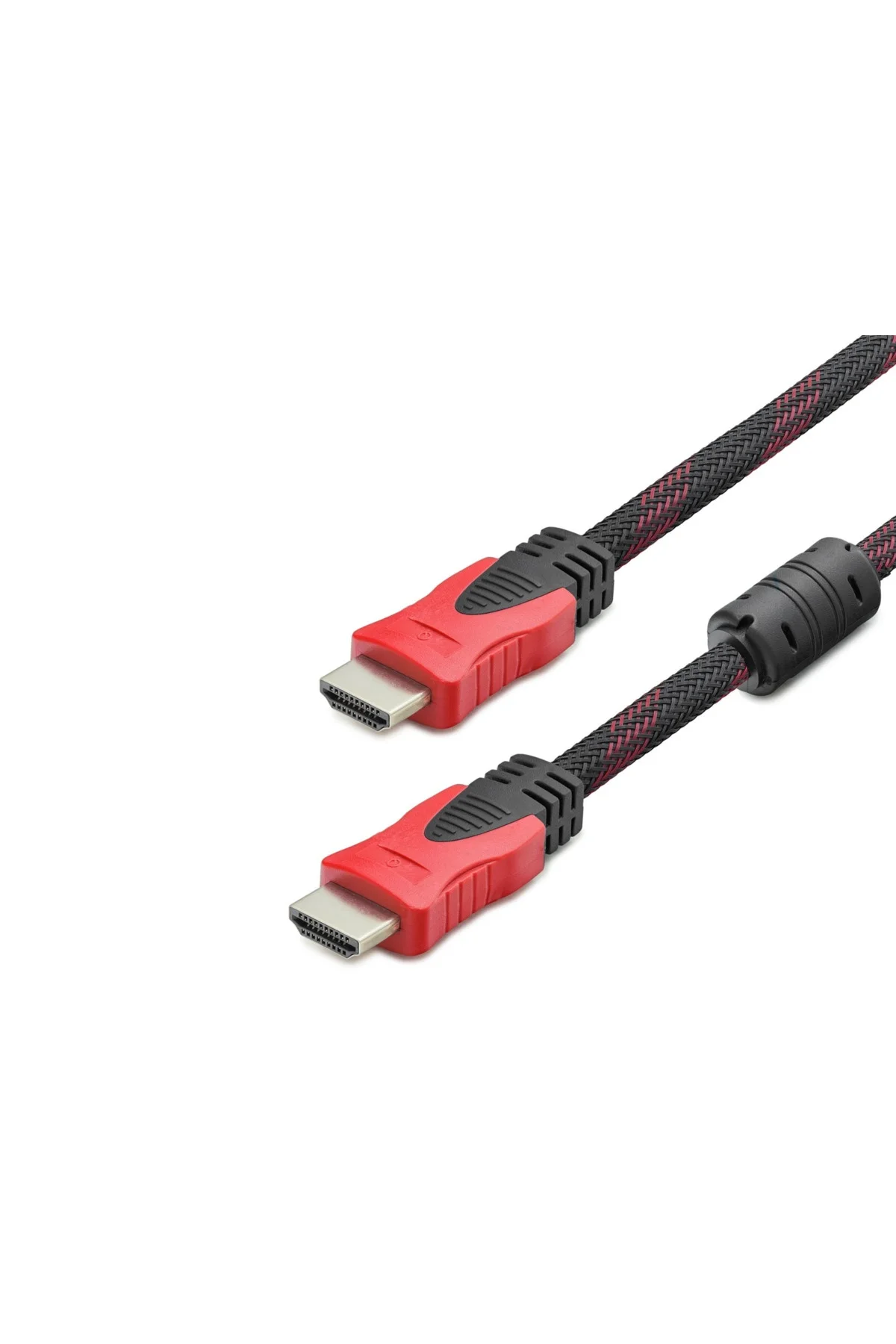 Şık Örgü Hdmi Kablo 1.5 Metre Siyah Kırmızı Şık Örgü Hdmi Kablo 1.5 Metre Siyah Kırmızı