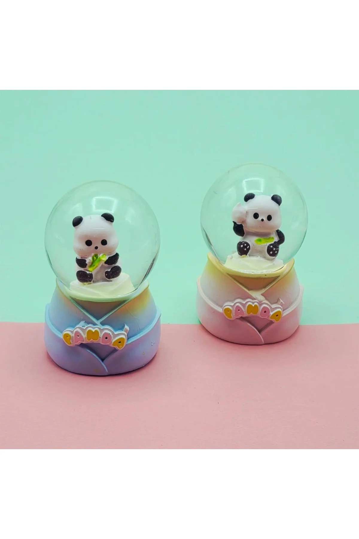 Şık Panda Tasarımlı Işıklı Kar Küresi Dekorasyonu Şık Panda Tasarımlı Işıklı Kar Küresi Dekorasyonu - Görsel 2