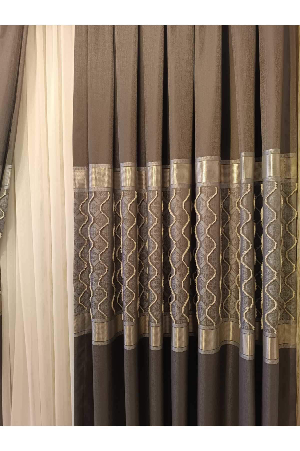 Özgün Home Şık Pano Fon Perde (Tek Kanat)