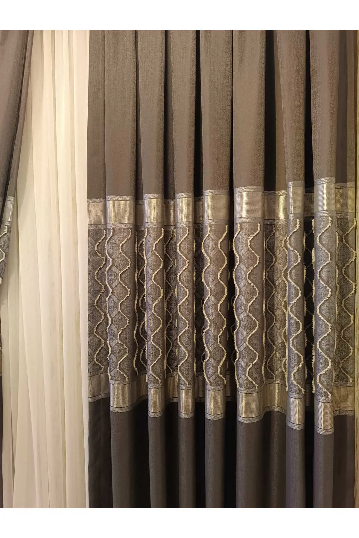 Şık Pano Fon Perde (Tek Kanat)