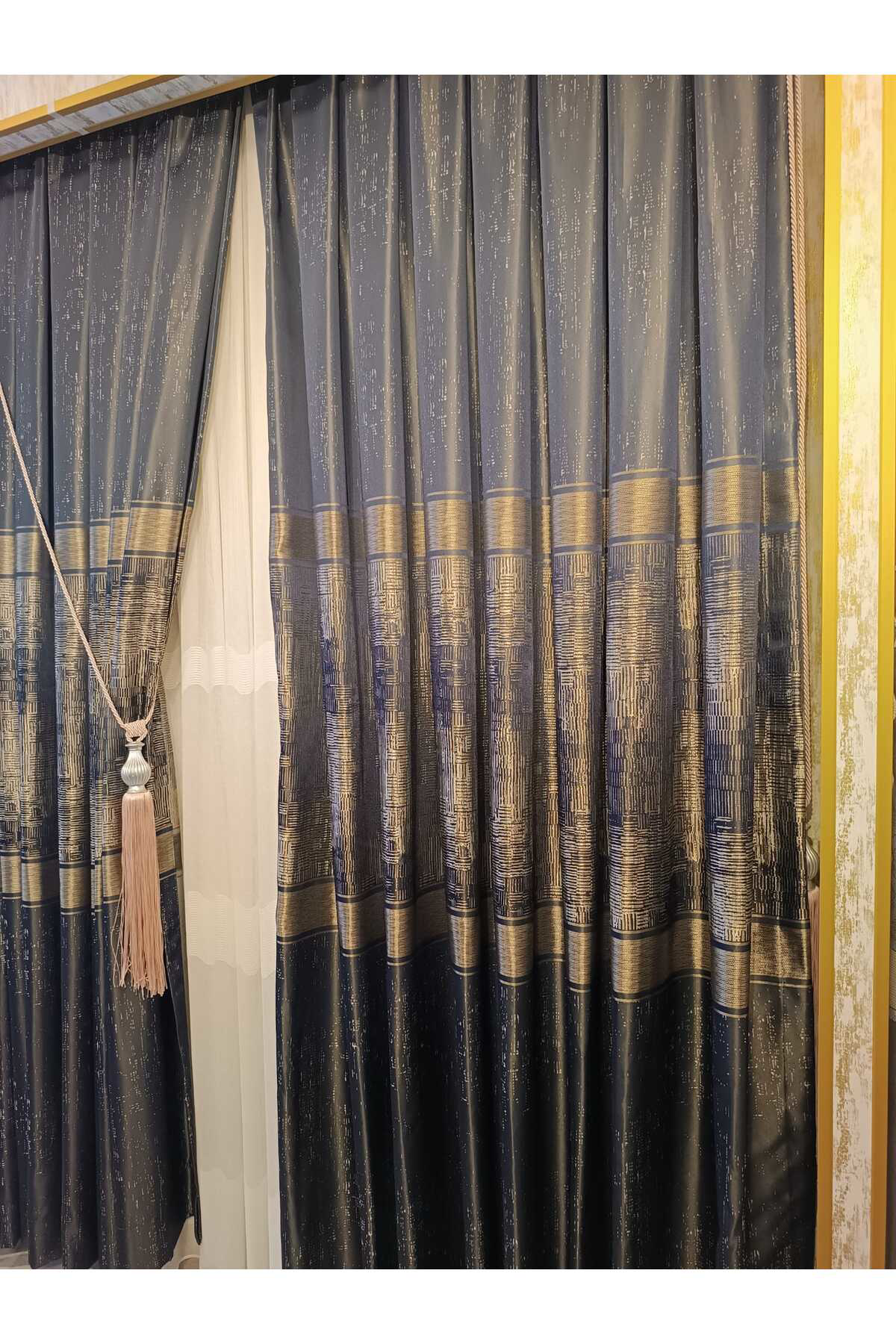 Özgün Home Şık Pano Fon Perde (Tek Kanat)