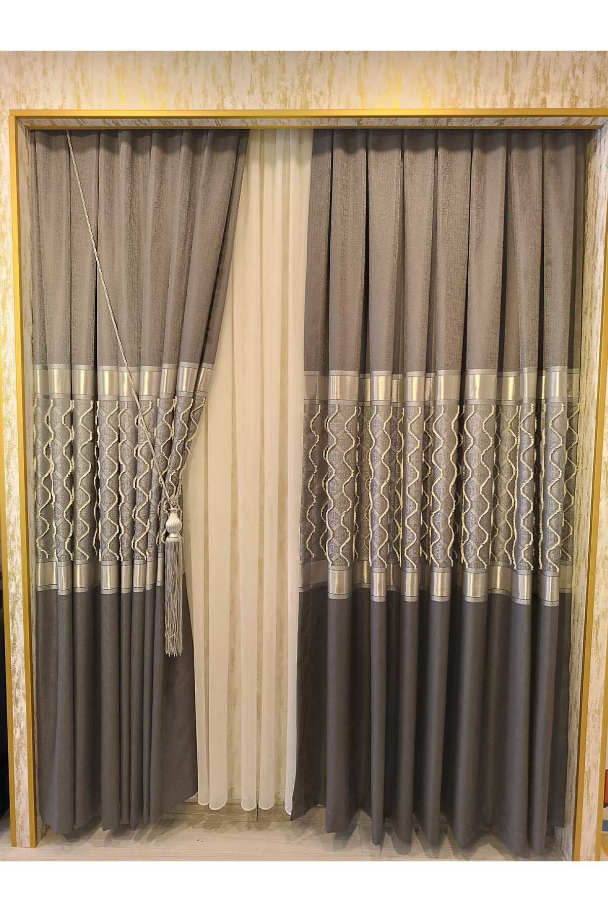 Özgün Home Şık Pano Fon Perde (Tek Kanat)