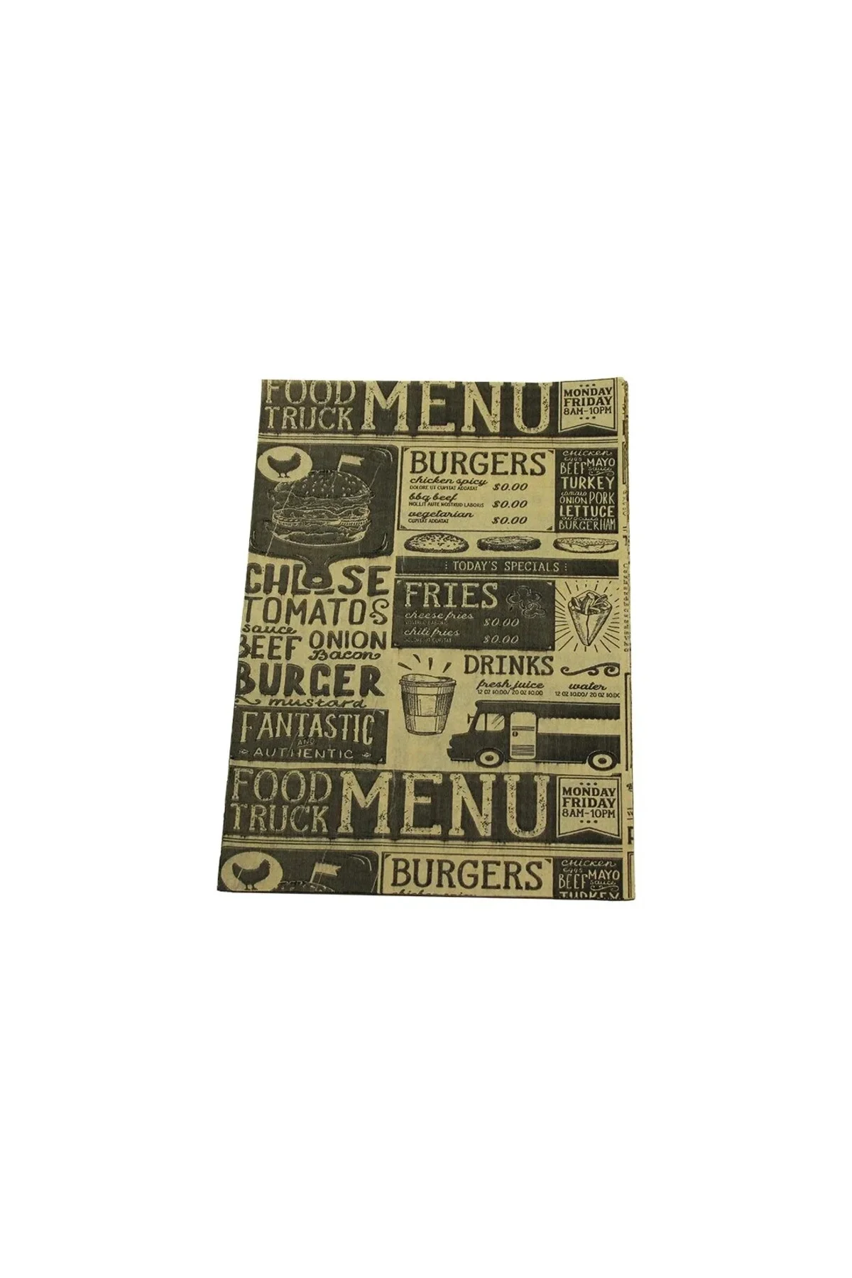 Şık Sunum Kağıt Altlık 25X35 Cm 50 Parça Seti Mutfak Kullanımı Şık Sunum Kağıt Altlık 25X35 Cm 50 Parça Seti Mutfak Kullanımı - Görsel 2