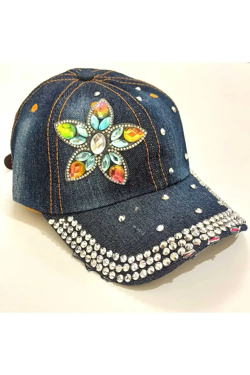 Şık Taş Detaylı Kadın Şapka