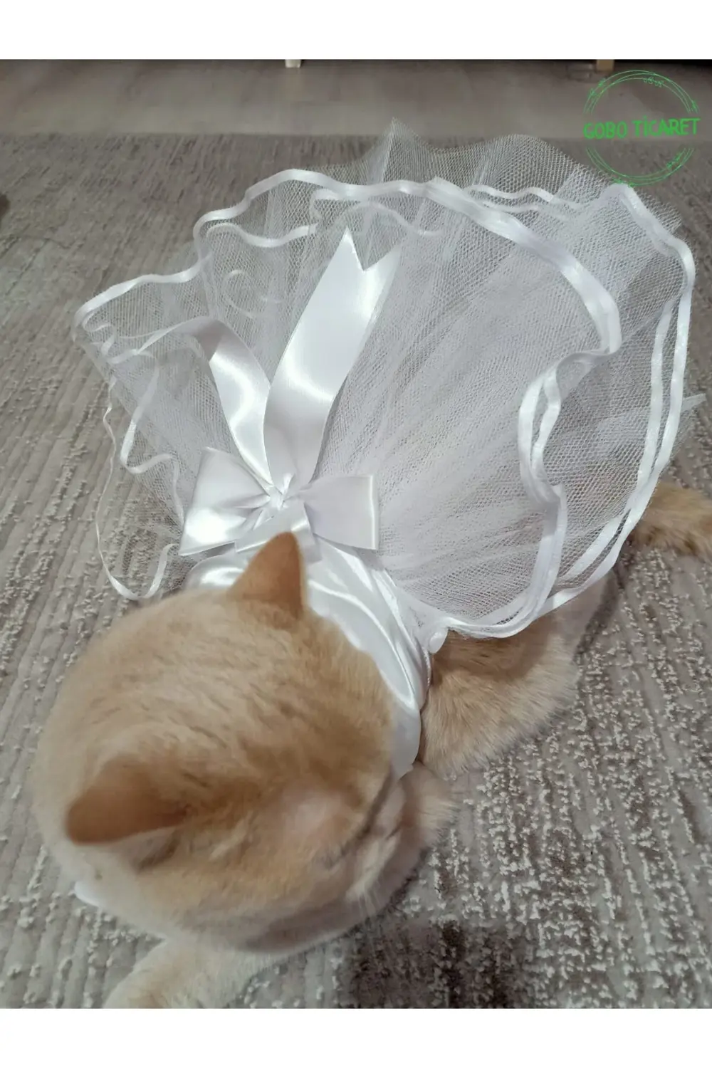 Şık Tasarım Gelinlik & Doğum Günü Abiyesi Kedi Köpek Parti Kıyafe