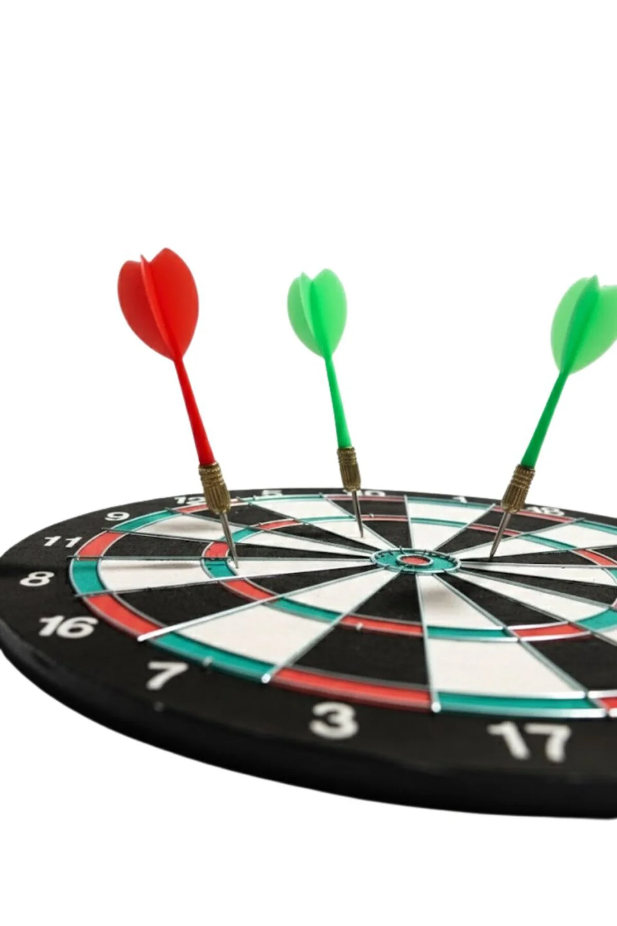 Şık Tasarımlı 15 İnç Dart Tahtası Metal Uçlu 4 Ok Seti - ayr4990-4975