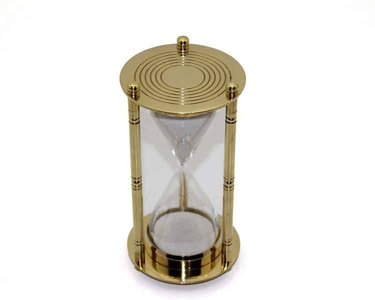 Şık Tasarımlı Pirinç Kum Saati Model 2