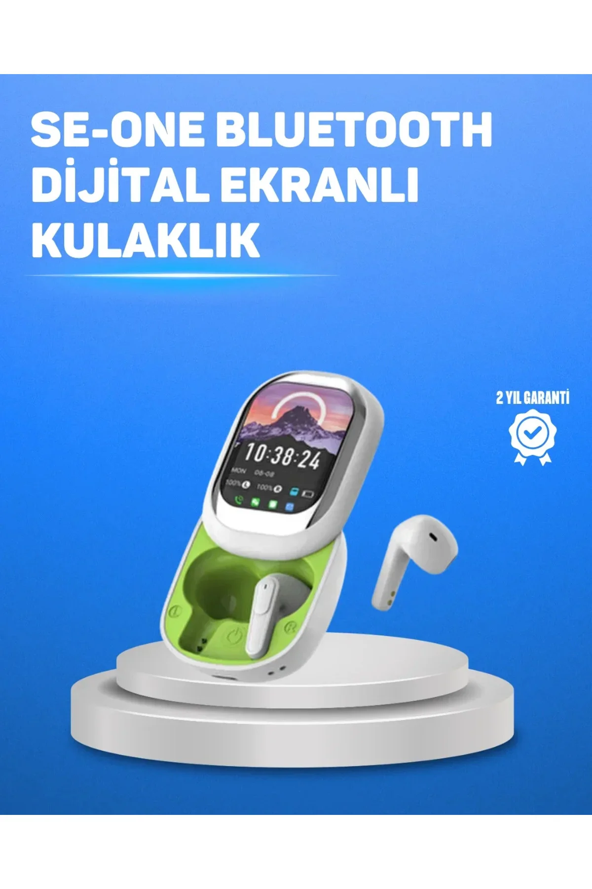 Şık Tasarımlı Siyah Beyaz Kablosuz Kulaklık Çoklu Dil Destekli Şık Tasarımlı Siyah Beyaz Kablosuz Kulaklık Çoklu Dil Destekli