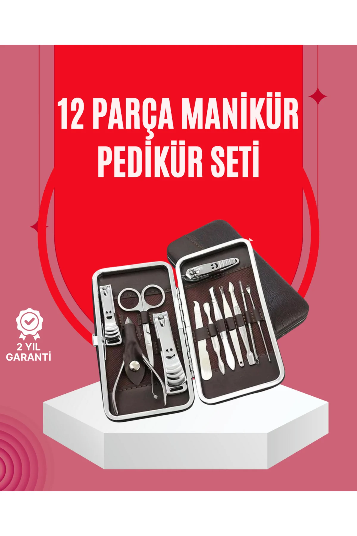 Şık ve Dayanıklı Çok Amaçlı Kişisel 12 Bakım Seti