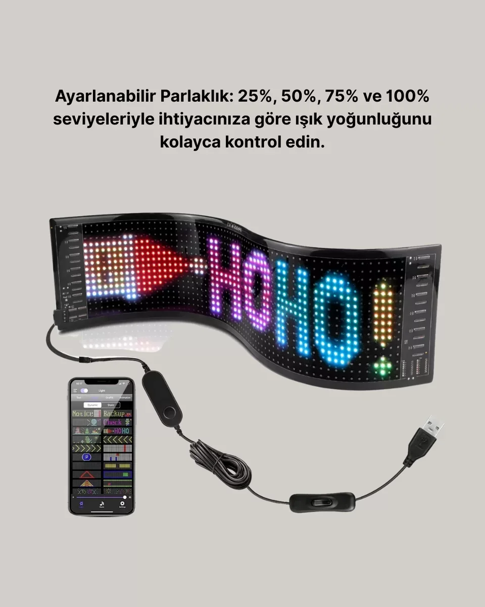 Şık ve Fonksiyonel RGB LED Panel Canlı Renk Yansımalı Işık Sistemi