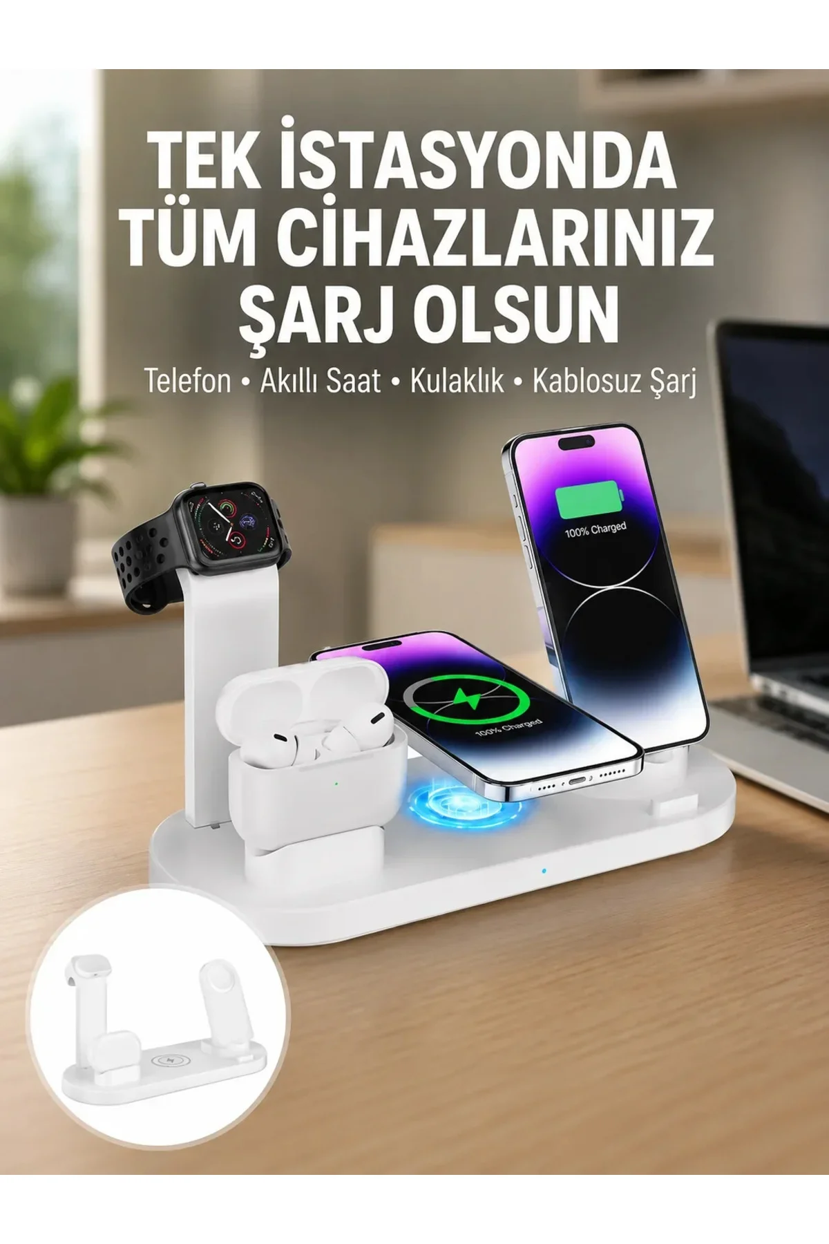 Şık ve Fonksiyonel Tasarım – Evde, Ofiste veya Seyahatte Kusursuz Şarj Deneyimi