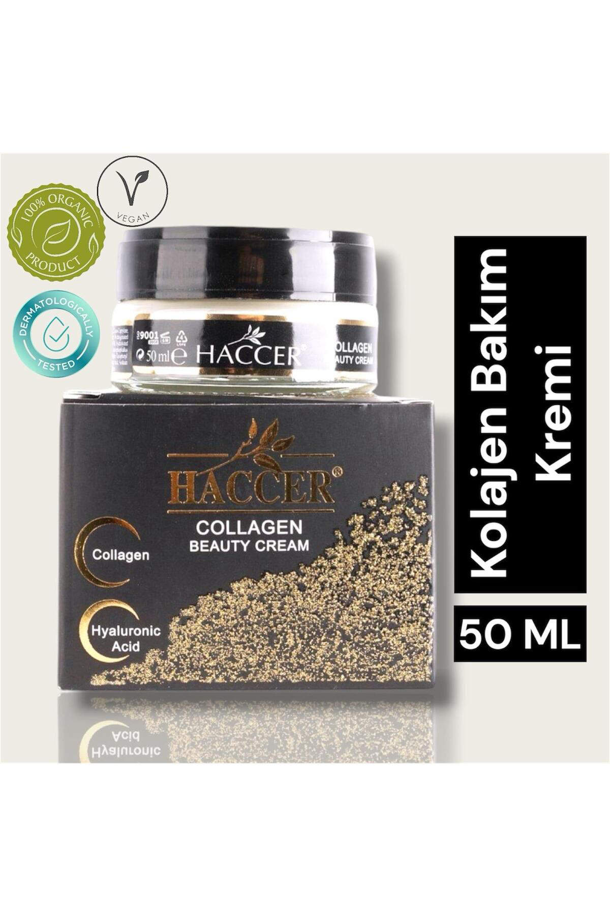 Sıkılaştırıcı, Hyaluronik Asitli, E Vitamini Doğal Kolajen Krem 5