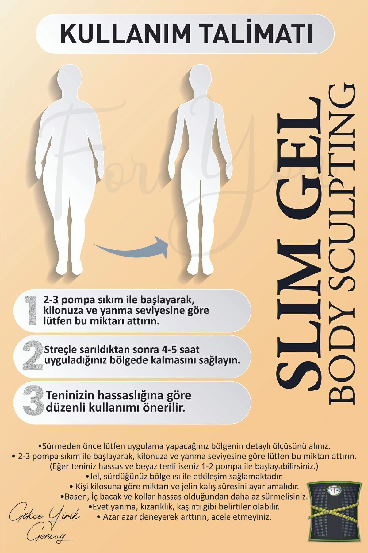 Sıkılaştırıcı - Incelme - Toparlayıcı - Selülit & Çatlak Gidermey