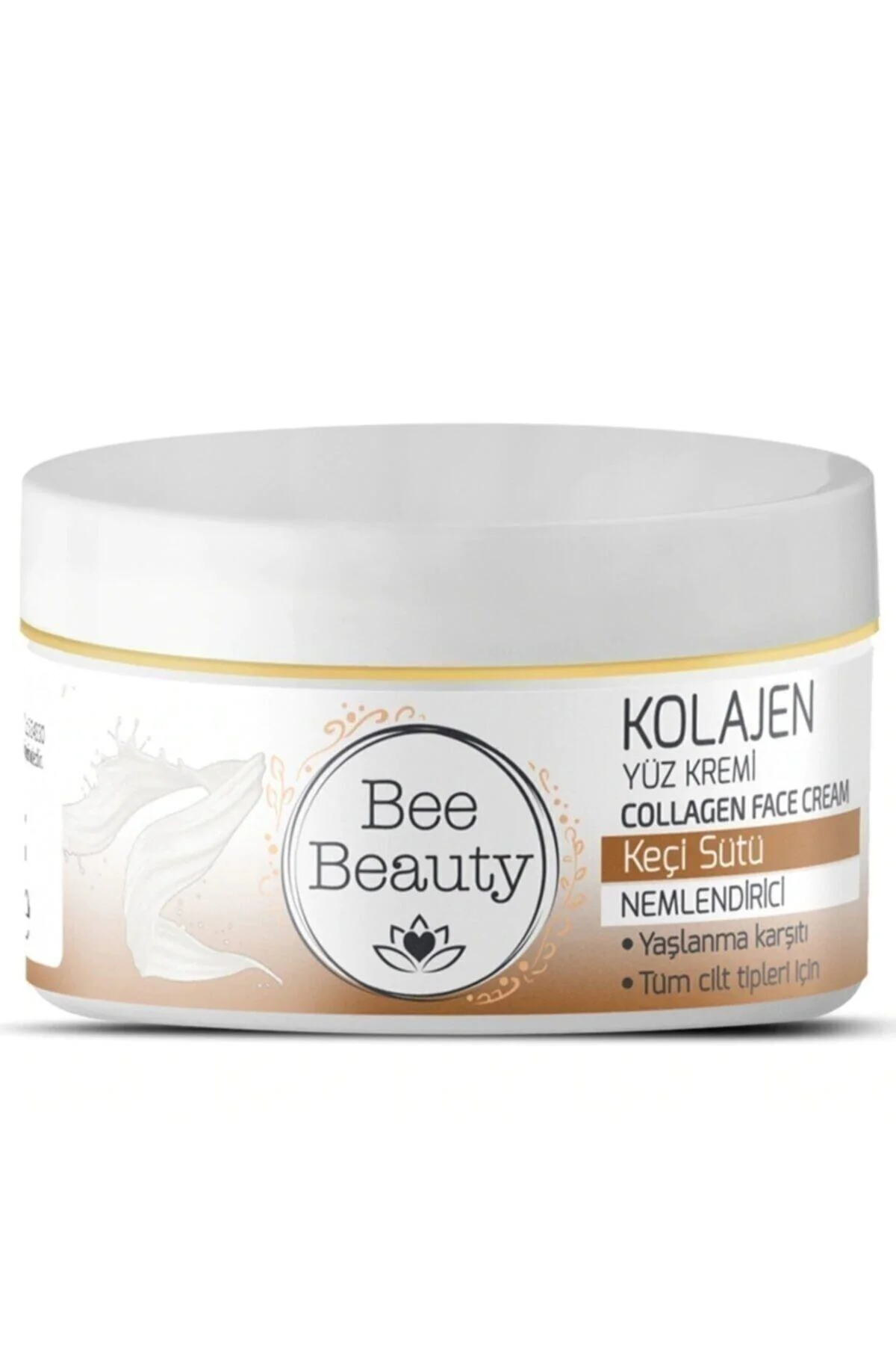Sıkılaştırıcı Keçi Sütü Kolajen Yüz Kremi 50ml..kişiselbakım080401