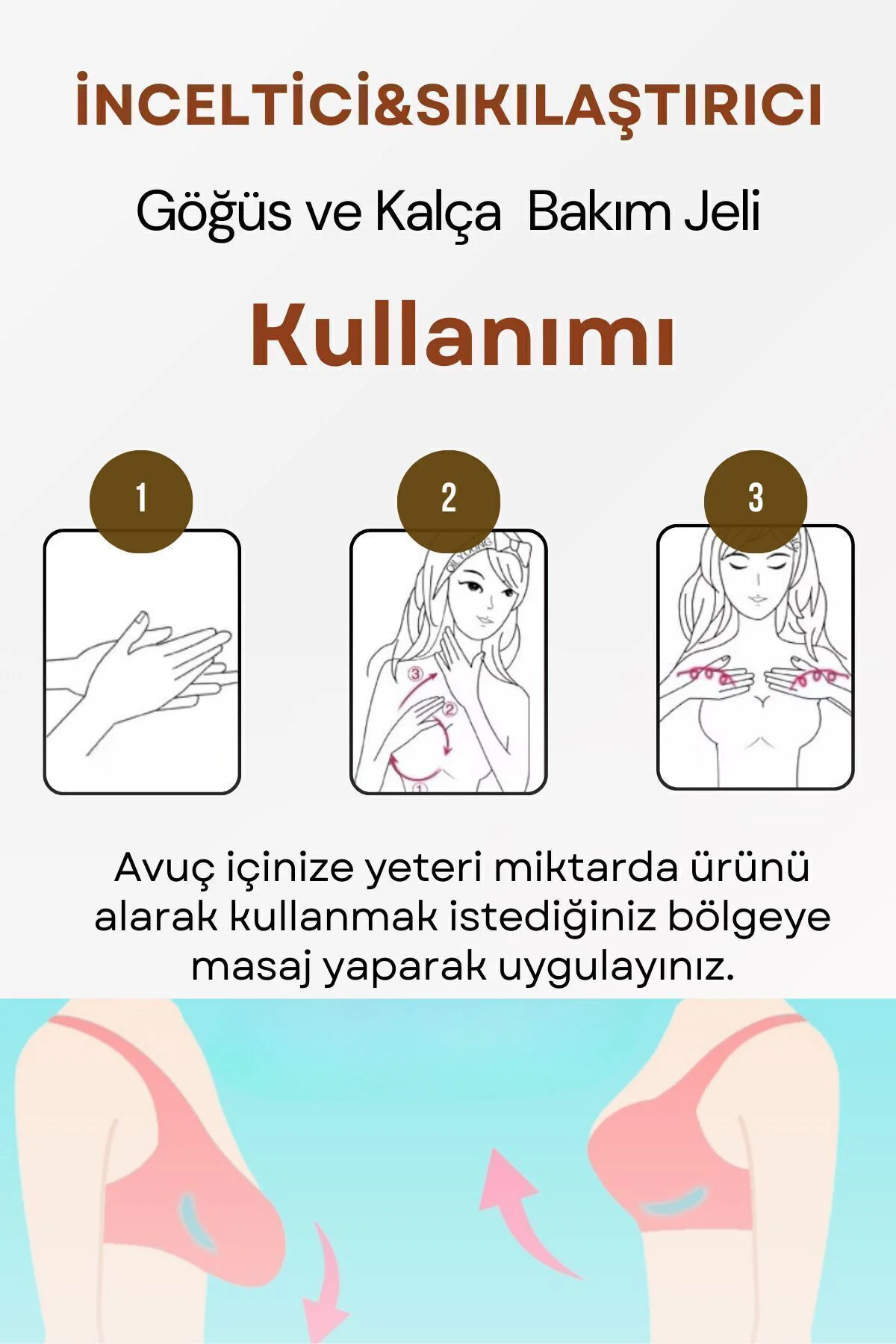 Sıkılaştırıcı, Toparlayıcı, Küçültmeye Yardımcı Göğüs Ve Kalça Ba