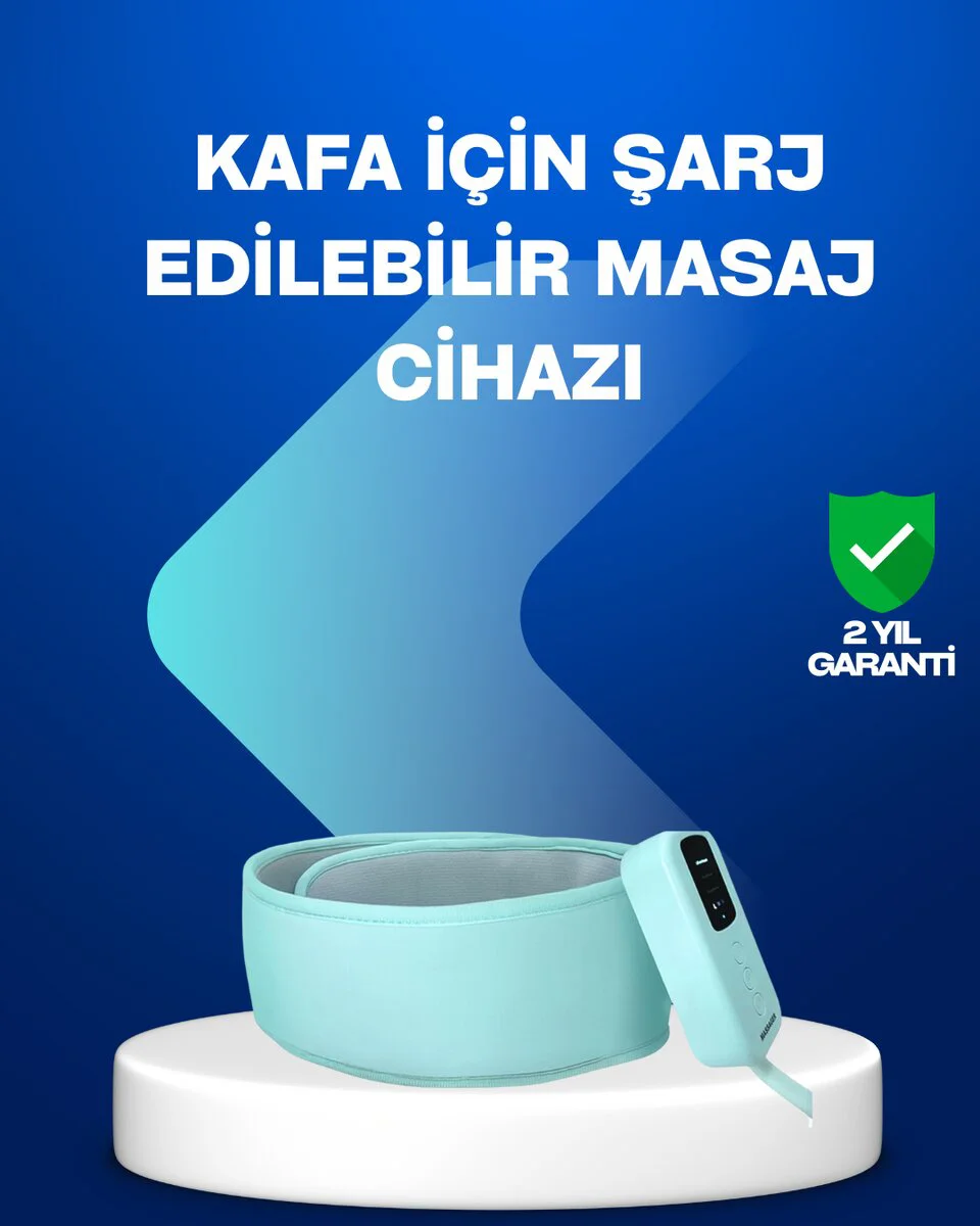 Sıkıştırmalı Baş Masaj Aleti: Evde Konforlu Şakak Ağrısı İçin Isılı Masaj Cihazı