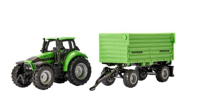 Adore Oyuncak Siku 1606 Deutz Fahr Römorklu Traktör