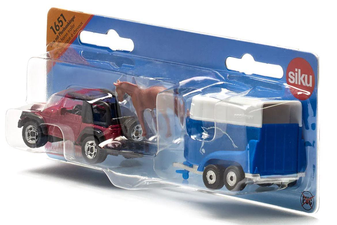 Adore Oyuncak Siku 1651 At Römorklu Jip