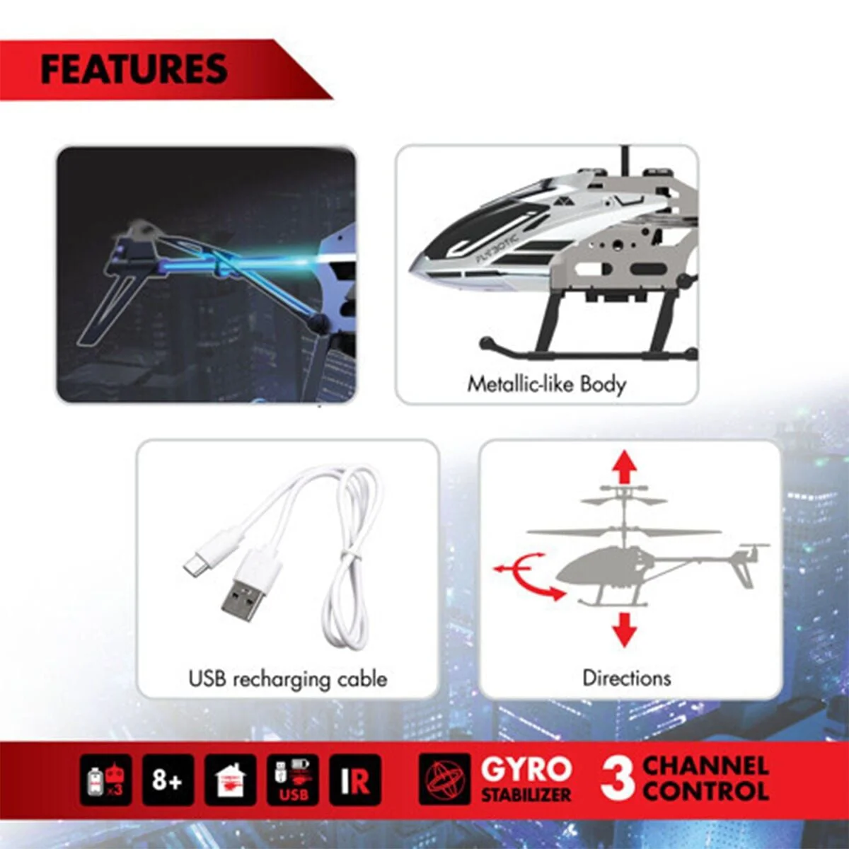 SIL 84568 Sky Aurora Led Light Helikopter Fiyatı, Yorumları ve Özellikleri