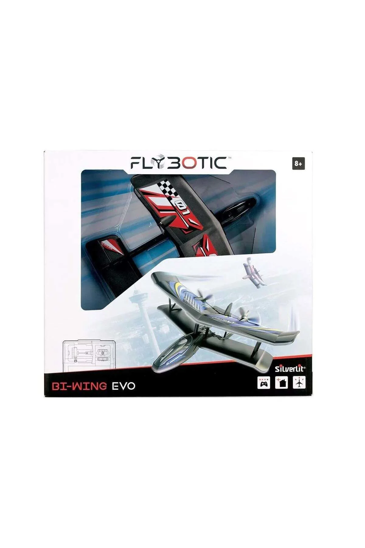 Sil 85739 Silverlit Kumandalı Bi-Wing Uçak -Necotoys