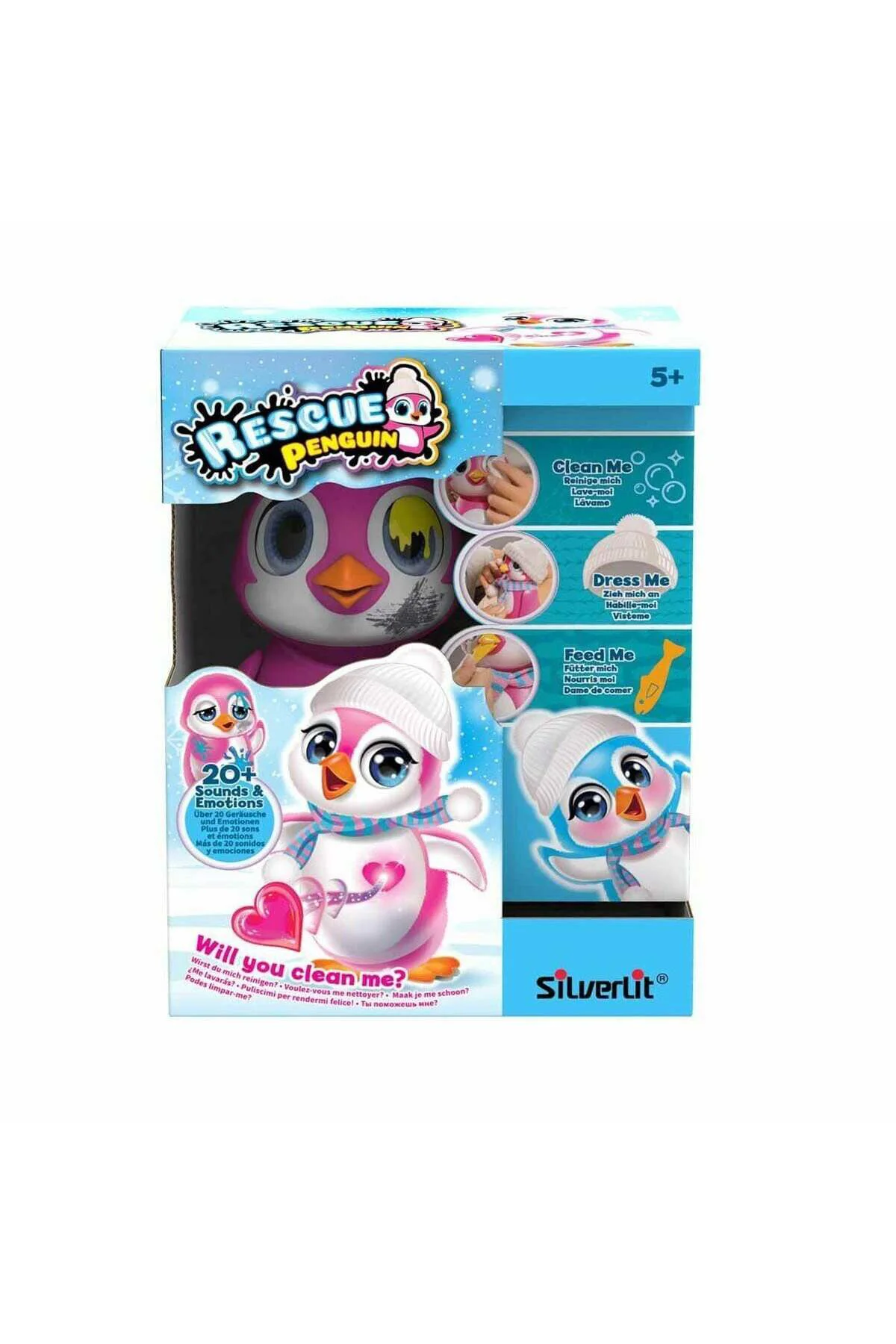 Sil 88651 Silverlit Rescue Penguen Pembe