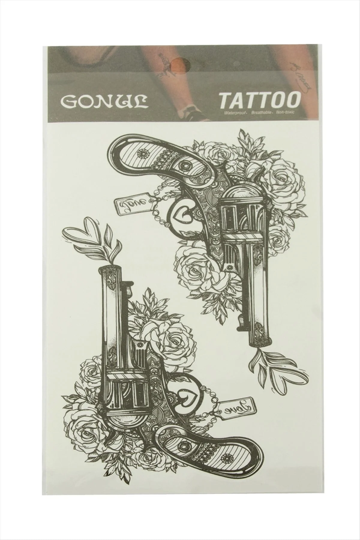 Silah Tattoo Dövme Sticker Fiyatı, Yorumları ve Özellikleri