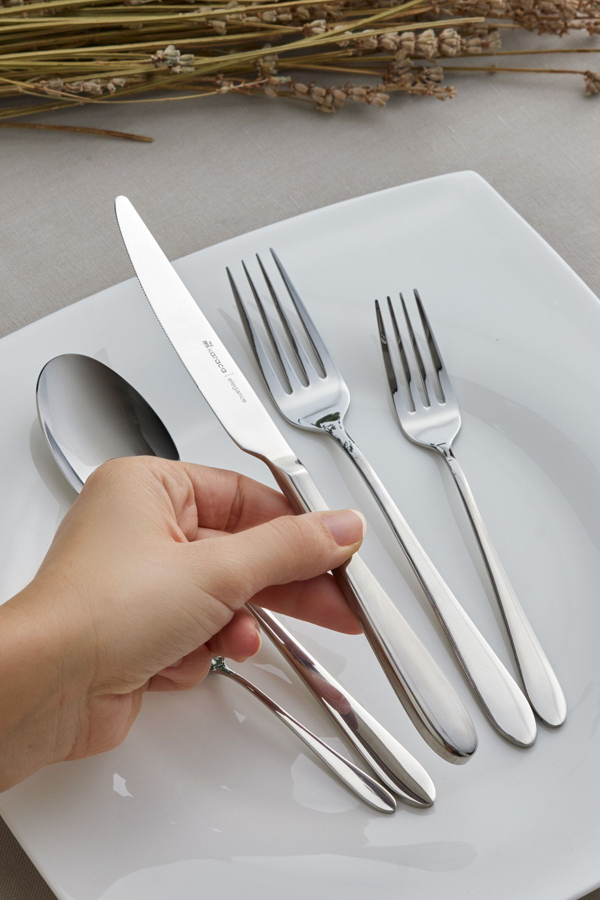 Silas 60 Parça 12 Kişilik Elegance Çatal Kaşık Bıçak Takımı