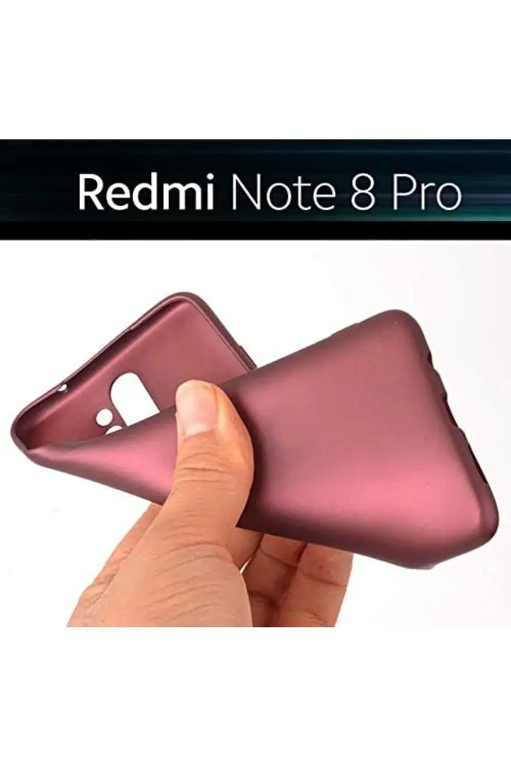 Silicone 8 Pro için Kılıf Siyah [ 8 Pro ile Uyumlu Kılıf - Siyah]