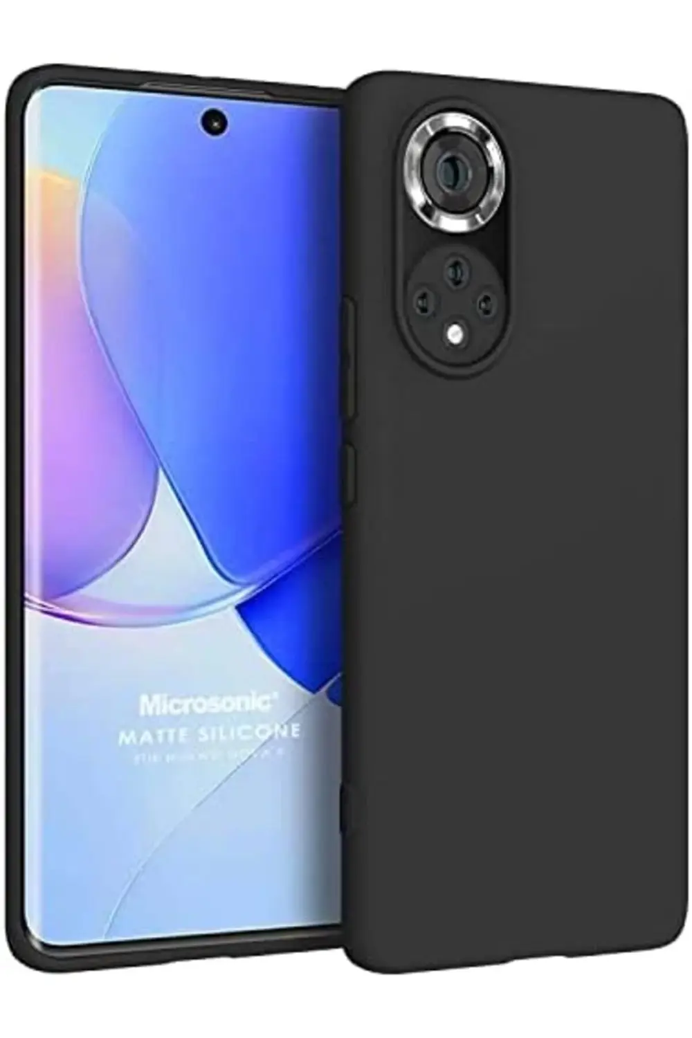 Silicone 9 için Kılıf Siyah [ 9 ile Uyumlu Kılıf - Siyah] 395519