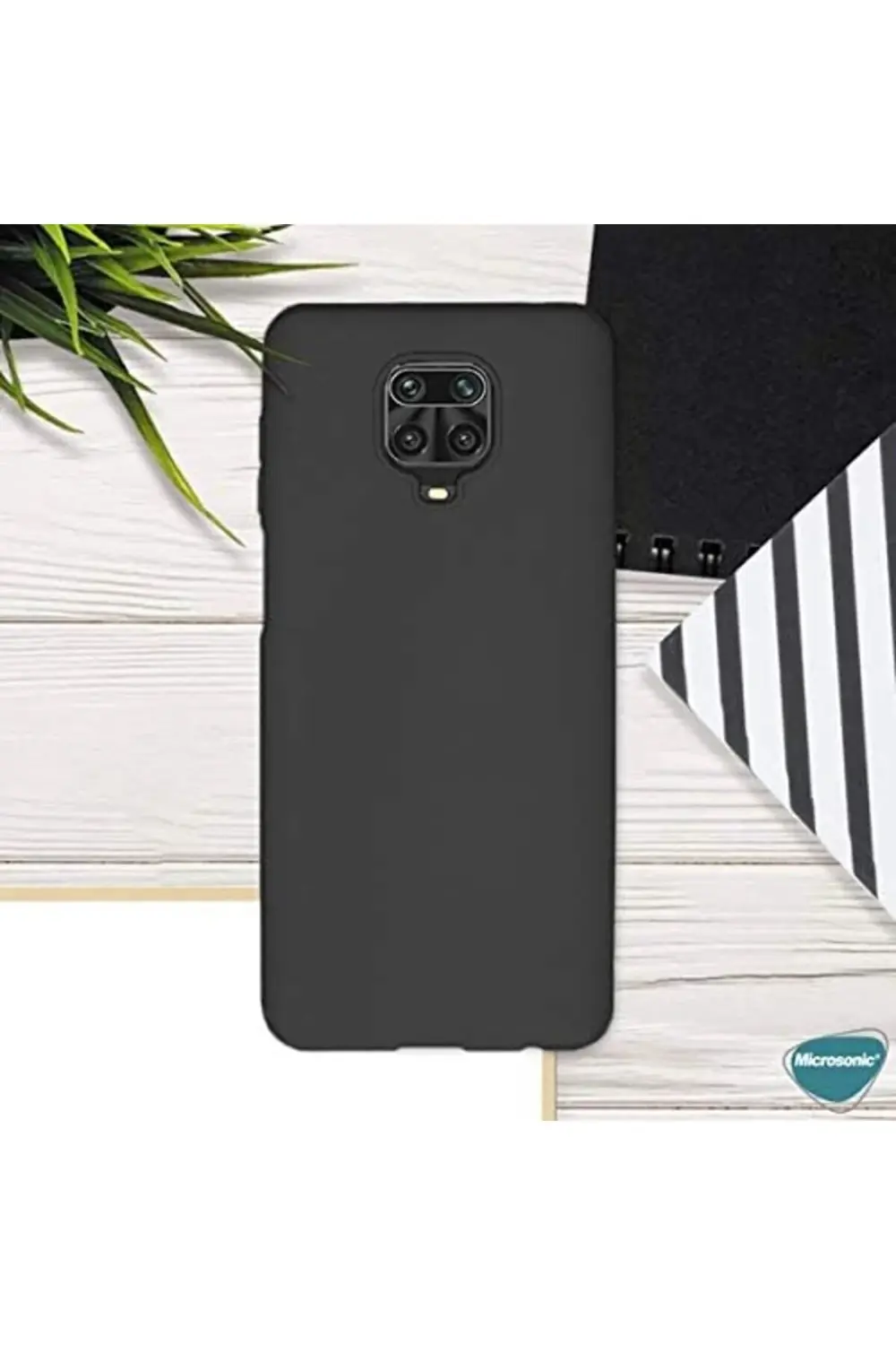 Silicone 9 Pro Max için Kılıf Rose [ 9 Pro Max ile Uyumlu Kılıf -