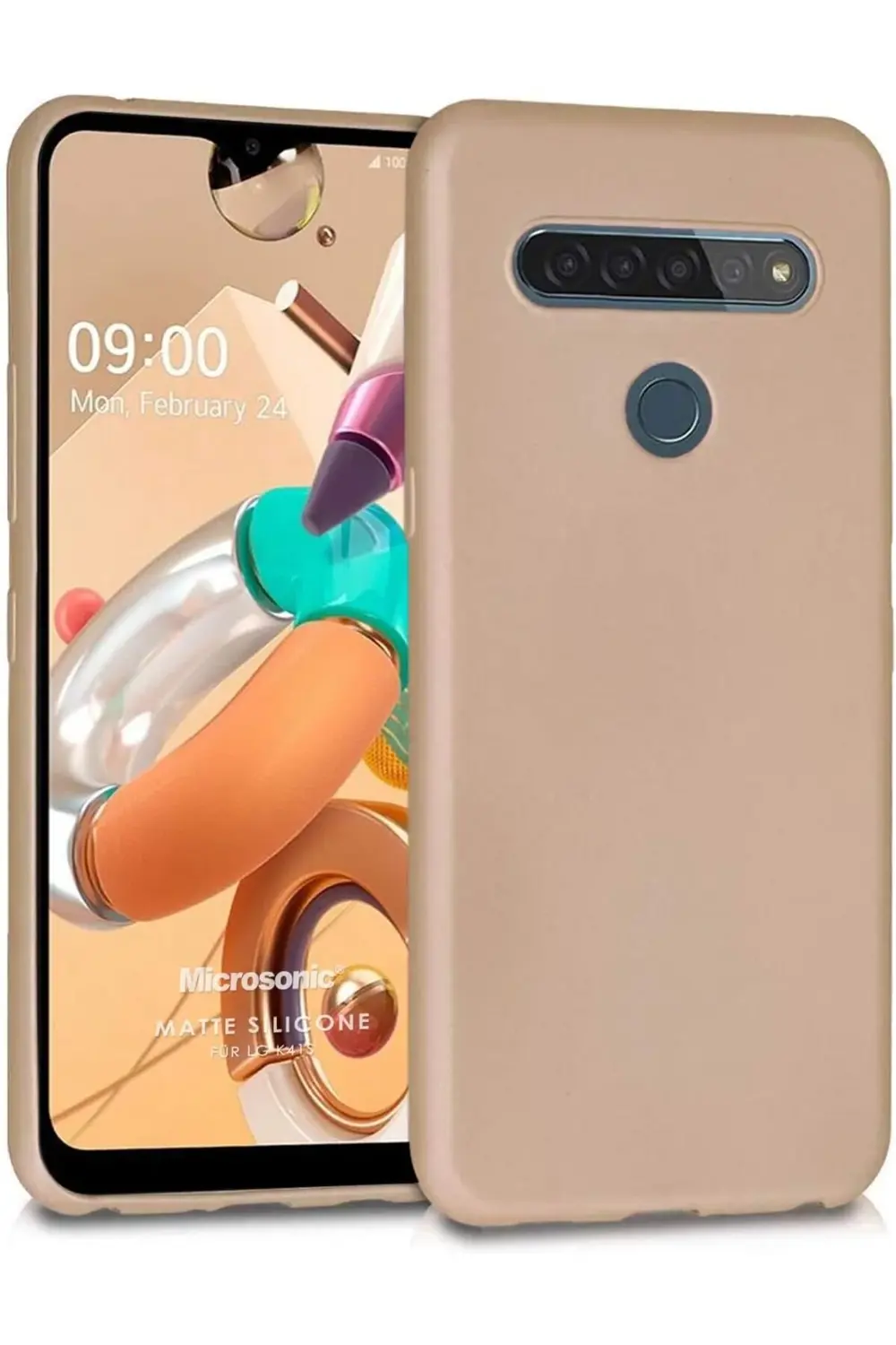 Silicone LG K41S için Kılıf [K41S ile Uyumlu Kılıf - ] 395519