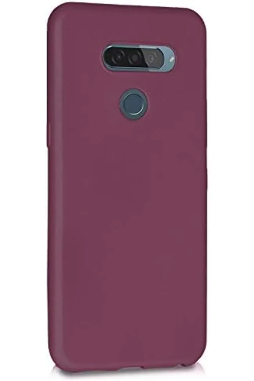 Silicone LG Q60 için Kılıf Mor [Q60 ile Uyumlu Kılıf - Mor] 11852