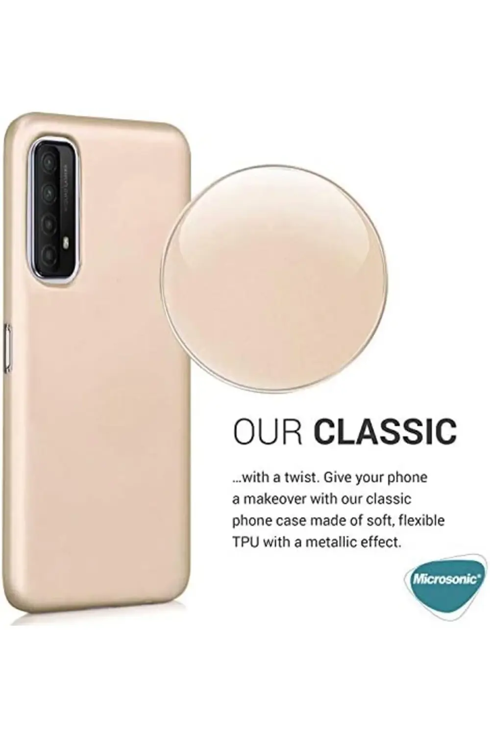 Silicone Realme 7 için Kılıf Siyah [Realme 7 ile Uyumlu Kılıf - S