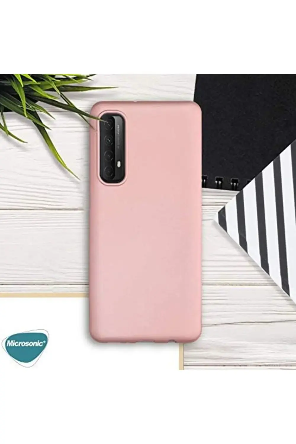 Silicone Realme 7 için Kılıf Siyah [Realme 7 ile Uyumlu Kılıf - S