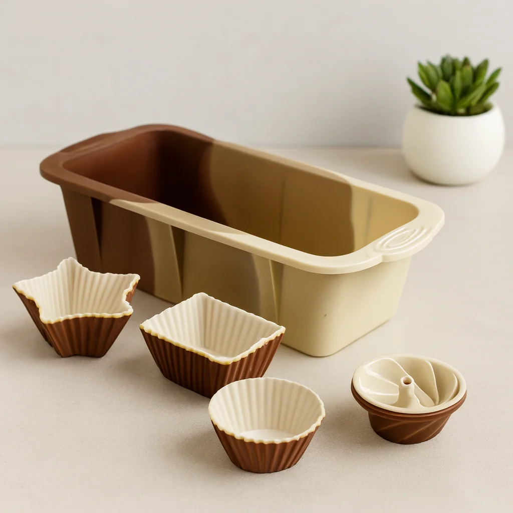 Silikon 13 Parça Muffin ve Baton Kek Kalıp Seti (11.5x25 cm) Silikon 13 Parça Muffin ve Baton Kek Kalıp Seti (11.5x25 cm)