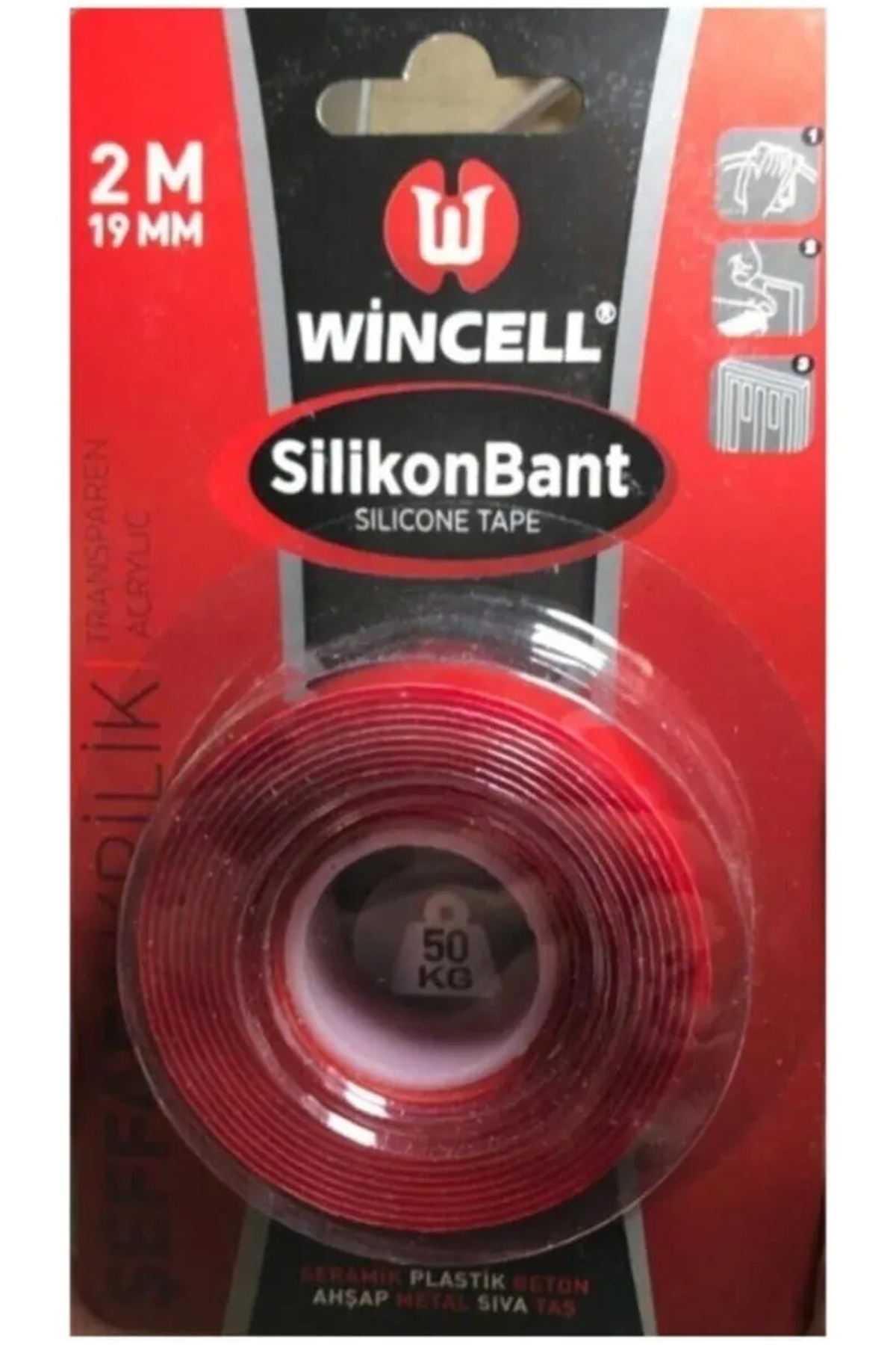 Just Cheap Store Silikon Çift Tarafli Bant 19Mm X 2 Mt Ck-4039
