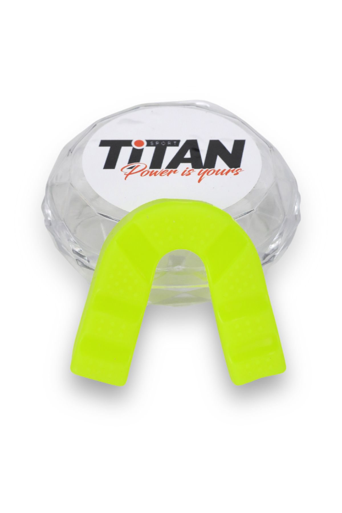 Titan Sport Silikon Dişlik Boks, Kickboks Muay Yeşil Dişlik + Saklama Kabi