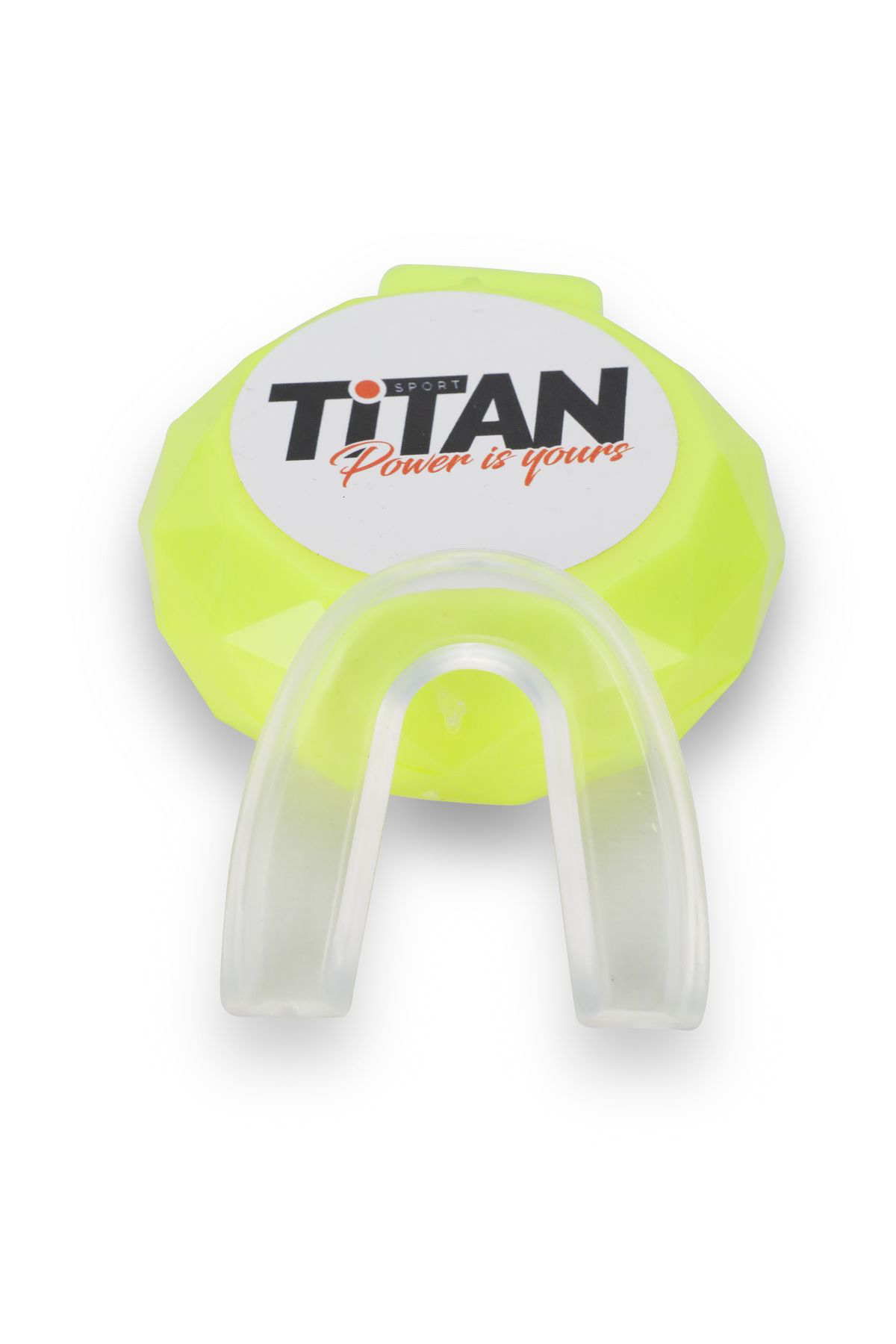 Titan Sport Silikon Dişlik Boks, Kickboks Muay Şeffaf Dişlik + Sari Saklama K