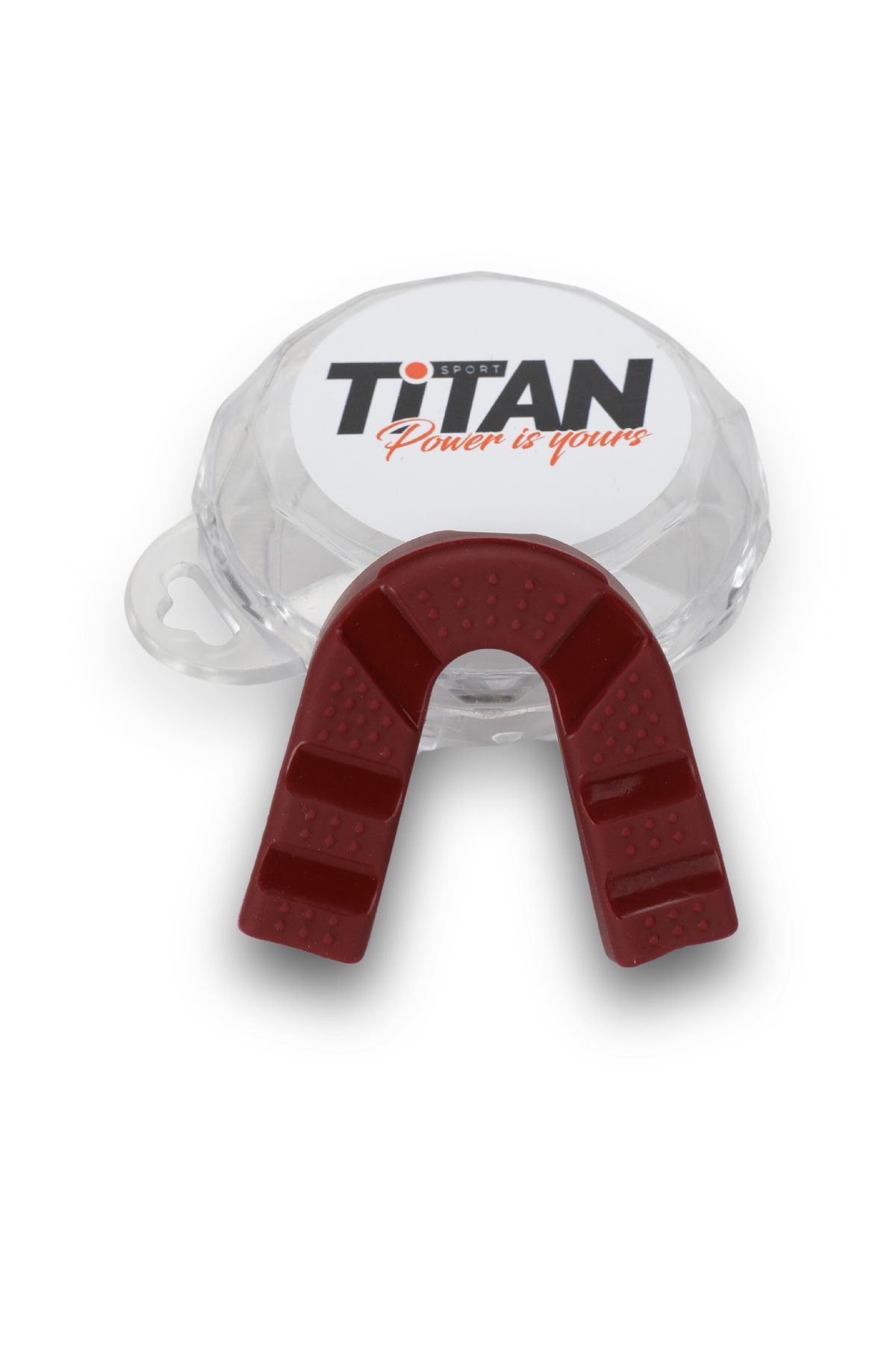 Titan Sport Silikon Dişlik Boks, Kickboks Muay Kahverengi Dişlik + Saklama Ka
